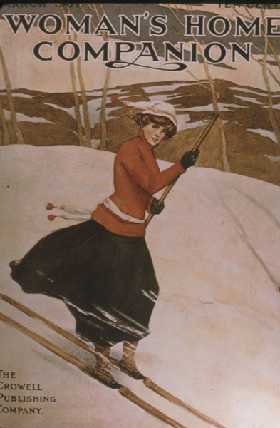 Nugget #41A Woman skier 650 Nugget #41A Woman skier 650
