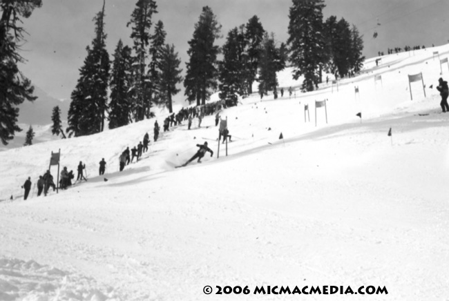 Nugget #46 B 1960 Olympic slalom skier Nugget #46 B 1960 Olympic slalom skier